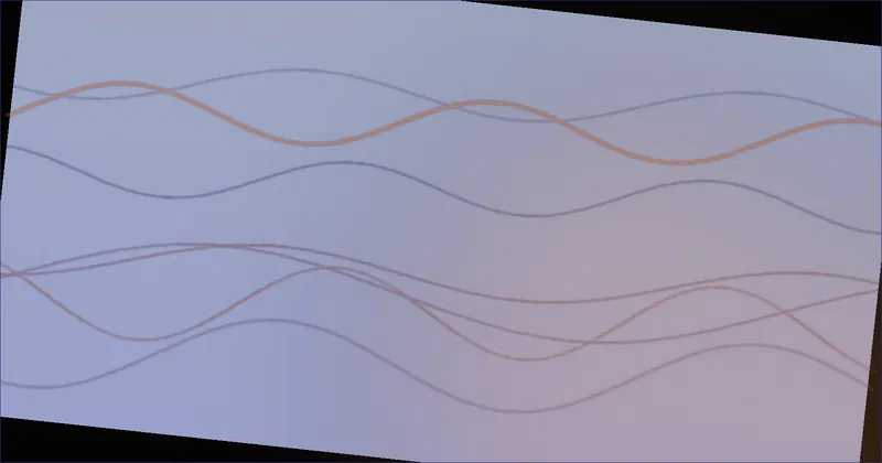 A paused match replay with movement paths drawn on screen