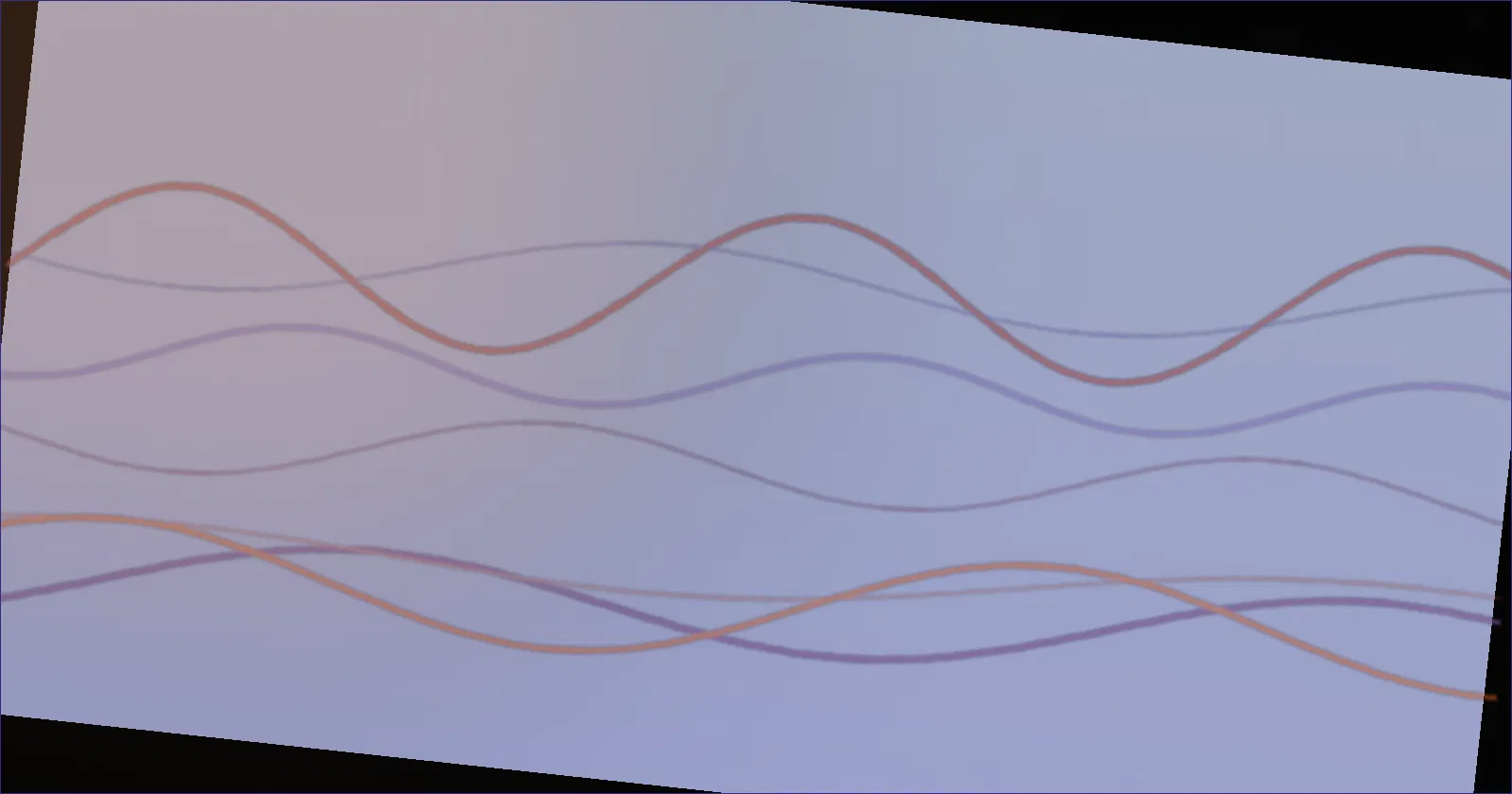 A CS2 spray pattern practice map showing a recoil path traced against a wall