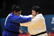 -日本女子柔道选手在比赛中圆梦
